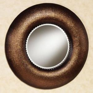 Nouveau cadre de miroir en cuivre avec des détails anciens et un design élégant pour améliorer l'esthétique de l'entrée et du couloir - Product Image 4