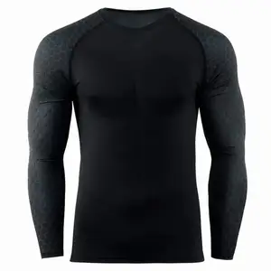 New Design Rash Sun Protection Clothing Rush Guard Printed Fitness Gym Training Rash Guard Made in Pakistan