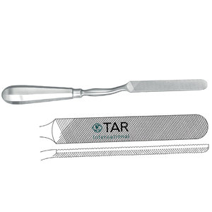 Lima de Hueso de Acero Inoxidable de Alta Calidad con Mango Hueco de 28 cm (11 Pulgadas), Instrumento Quirúrgico Ortopédico para Dar Forma y Suavizar Huesos - Product Image 3