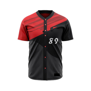 Uniforme de baseball respirant de haute qualité, impression par sublimation personnalisée, maillot de softball pour hommes, taille plus, séchage rapide, vêtements de sport OEM - Product Image 4