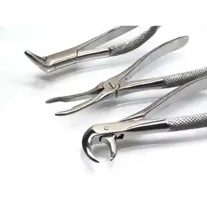 Fórceps de extração de dente conjunto de 3 instrumentos odontológicos instrumentos cirúrgicos fórceps dentais