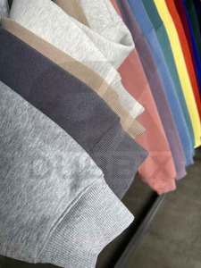 เสื้อฮู้ดผู้ชายใส่ได้ทั้งชายและหญิงเสื้อฮู้ดแบบสวมหัวเสื้อฮู้ดแบบกำหนดเองไหล่ตก - Product Image 6