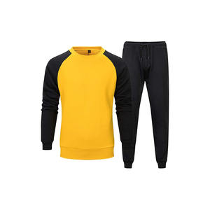 Chándal para Hombre, Precio al por Mayor, Diseño de Bloques de Color de Alta Calidad, Mangas Completas, Precio Económico, Servicio OEM, Cuello Redondo, Ajuste Holgado 2026 - Product Image 6
