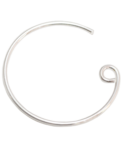 Sterling Silver Brushed Open Stud Manufacturer and Supplier of Best Quality Silver Components - Product Image 5
