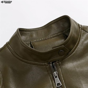 2024 nouveau A vestes en cuir sur mesure hommes vestes en cuir prix raisonnable vestes en cuir pour la conception de logo personnalisé en gros - Product Image 4
