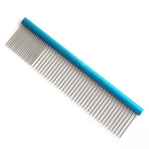 Peine de aseo para mascotas Greyhound Peine de acero inoxidable para perros y gatos - Product Image 1