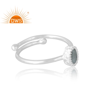 Anillo de piedras preciosas de labradorita Natural de Plata de Ley 925 más vendido, joyería personalizada para mujer, regalo para ella - Product Image 4