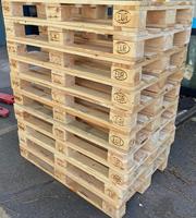 15 palettes Euro EPAL de qualité supérieure 1200 x 800 mm, 4 voies, en bois robuste, livraison gratuite