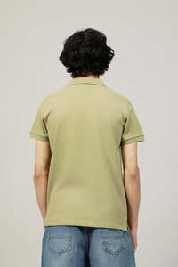 Vêtements de sport personnalisés de taille 220 GSM Premium à manches longues pour polo pour hommes, tissu jersey brodé 80% coton 20% polyester - Product Image 5