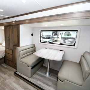 <strong>Luxury</strong> Self-Propelled 4x4 Motorhome <strong>Caravan</strong> Aluminium Travel Trailer for Camping and Truck Use Self-Powered Motorhome for Sale