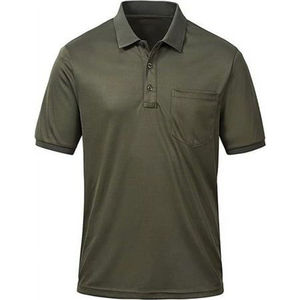 Venta al por mayor de camisetas de golf Polo cuello media cremallera lisas de alta calidad diseño de logotipo personalizado para hombres ropa casual deportiva - Product Image 6
