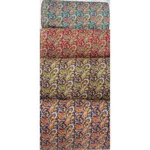 Tissu brodé lourd en coton Koraa, multi-fils et points de chaînette, idéal pour les collections de Kurtis ethniques et l'exportation. - Product Image 3