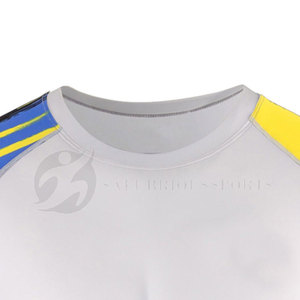 Chemises de gymnastique athlétiques d'entraînement de course à manches longues personnaliser la conception de haute qualité respirant séchage rapide Nylon/Spandex Rash Guard pour - Product Image 6