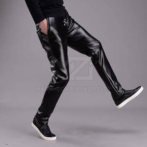 Factory Made Hot Sales <b>Men</b> <b>Leather</b> <b>Pants</b> In Wholesale Made In Best Quality <b>Leather</b> <b>Pants</b> For <b>Men</b> - Product Image 4