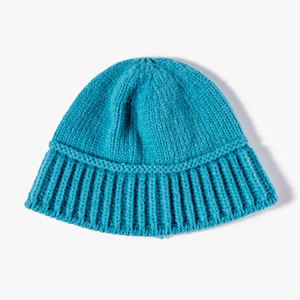 Gorro tejido con logotipo bordado personalizado, gorro cálido de invierno para niñas - Product Image 5