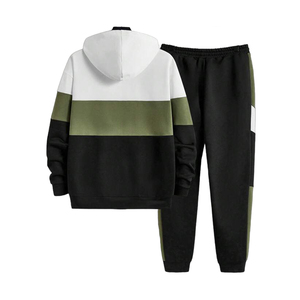 Survêtement de sport pour homme de haute qualité, jogging de piste personnalisé, ensemble de survêtement uni pour homme, survêtement 100% coton - Product Image 4