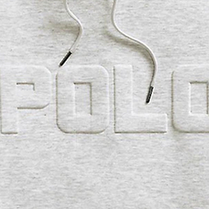 Sweat à capuche en coton gaufré avec logo propre personnalisé Sweat à capuche respirant imprimé à séchage rapide personnalisé gaufré - Product Image 6