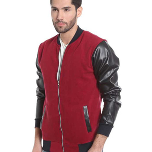 Ropa de calle Old Fashion Men Jacket Back To School Student Unisex Men 'Varsity Letterman CollegeBaseballjacket para hombres - Product Image 2