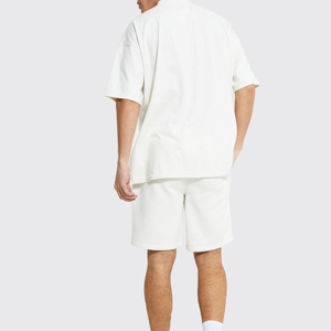 100% coton hommes T-shirts en gros poids lourd vierge surdimensionné détresse T-Shirt - Product Image 2