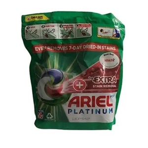 Cápsulas de detergente líquido Ariel Platinum Pods Lenor Odour Defence - Product Image 4