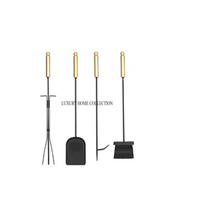 High-quality stainless steel <b>fire</b> pit <b>tools</b> with anti-slip rubber grip and high-temperature resistance for safety - Product Image 5