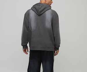 Sudadera con Capucha Extra Grande de Estilo Universitario para Hombre, Teñida con Spray Lavado Estilo Hip Hop, Prenda de Moda, Transpirable, de Algodón, con Capucha y Cuello Jersey - Product Image 6