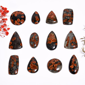 Cabochon obsidienne d'arachide naturelle AAA + qualité forme mixte Quartz pierres précieuses en vrac tailles personnalisables pour les créateurs de bijoux - Product Image 5
