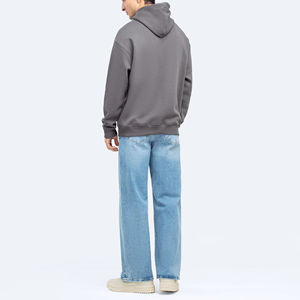 Sudaderas con Capucha Extra Grandes para Hombre, de Felpa, Mezcla de Algodón, Diseño de Hombros Caídos, con Logotipo Personalizado, para la Temporada de Invierno - Product Image 6