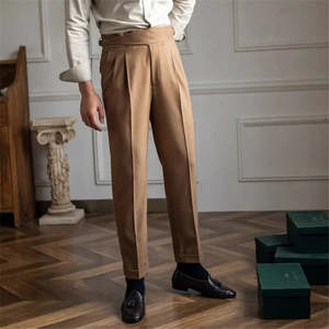 Pantalones de Cintura Alta para Hombre Estilo Old Money, Cómodos y Elegantes - Product Image 3