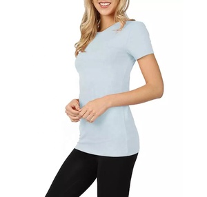 T-shirt surdimensionné à épaules tombantes pour femme, vêtement de rue 100% coton, impression personnalisée de haute qualité, T-shirt lourd pour femme - Product Image 6