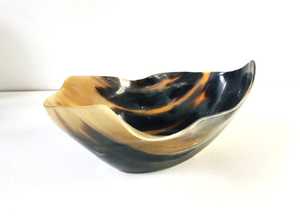 งานฝีมือธรรมชาติแกะสลักเขาควายกันน้ำใหม่ชาม/จานสไตล์สัตว์จานชามสำหรับของขวัญวันพ่อที่สมบูรณ์แบบ - Product Image 2