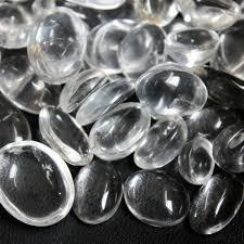 100% คริสตัลใสธรรมชาติควอตซ์อัญมณีลูกปัดสีขาวคุณภาพสูงสำหรับทำเครื่องประดับหินหลวมขายส่งจำนวนมาก - Product Image 2
