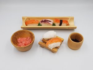 Tendance pour la décoration des sushis par plateau tubulaire en bambou fabriqué au Vietnam de haute qualité taille personnalisée salle à manger Style japonais - Product Image 3