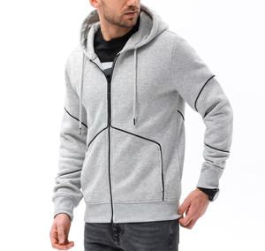 OEM Plain High Quality Blank Heavyweight Cotton Fleece <b>Full</b> <b>Zip</b> <b>up</b> <b>Hoodie</b> Custom Logo Men Zipper Hoodies & Sweatshirts - Product Image 1