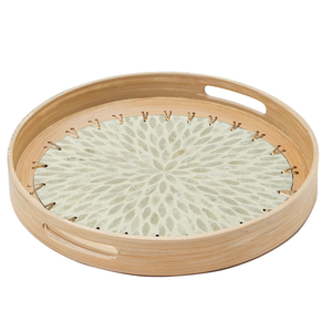 Hot New Item Bamboo Rattan Food Dining <b>Trays</b> Decor Fruit <b>Candle</b> <b>Trays</b> Durable Wicker Eco friendly Dining Room Home Decor - Product Image 2