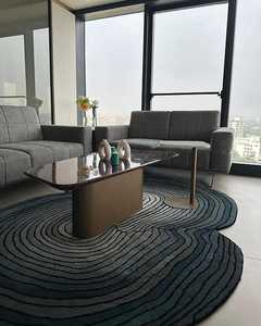 Tapis à touffes en laine fine 100% faits à la main Tapis coupés en boucle florale pour salon/chambre d'enfants Style moderne Fabriqué à la machine-pour tapis d'entrée - Product Image 4