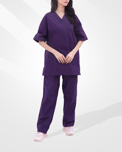 ชุดยูนิฟอร์มแพทย์แบบจั๊มสูทสำหรับพยาบาล ทันตแพทย์ เด็ก และบุคลากรทางการแพทย์อื่นๆ  ลายโลโก้ส่วนตัว สำหรับฤดูร้อน  แบบ unisex - Product Image 1