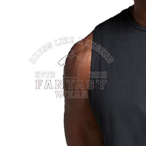 FANTASY WEAR 2026 Camisetas sin mangas de gimnasio para hombre al por mayor, 100% poliéster de malla transpirable, chaleco de entrenamiento ligero y transpirable - Product Image 5