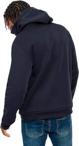 Sweat à capuche personnalisé zippé en détresse avec patch brodé cagoule à capuche avec masque en strass sweat à capuche lavé à l'acide sweat à capuche avec strass complet - Product Image 6