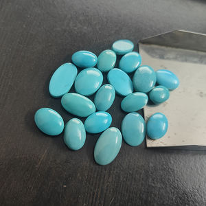 20 Pcs Naturel Arizona Turquoise 14x10mm à 20x12mm Ovale Cabochon 156.75 Cts Lot Iroc Ventes Qualité USA Turquoise Cab US $233 - Product Image 6
