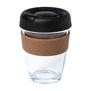 Tazza da Viaggio in Vetro Ecologica Corgla, Gadget Portatile per Bevande - Product Image 1