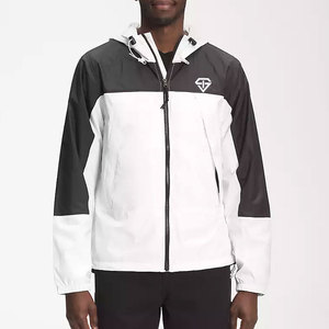 Veste coupe-vent légère à col montant et capuche pour homme, personnalisable OEM, respirante, imperméable et coupe-vent pour usage extérieur en hiver - Product Image 2