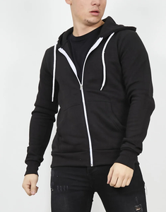 Sweat à capuche coupe régulière avec fermeture à glissière pour hommes fabriqué au Bangladesh de qualité supérieure 100% coton lourd polaire 380 GSM multicolore - Product Image 1