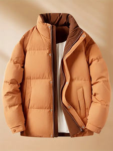 Nueva llegada Puffer Down Jacket Custom Winter Bubble Warm Jacket Venta al por mayor Plus Size Puffer Jacket para hombres - Product Image 6