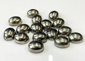 Pirita natural de gran calidad 4X6mm a 10x12mm cabujón ovalado AAA - Product Image 4