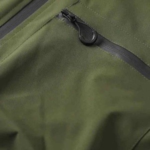 Chaqueta Cortavientos de Invierno para Hombre, Venta al por Mayor de Fábrica, Estilo Formal con Parches, Cuello Alto, Talla Grande, Larga - Product Image 5