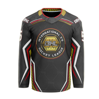 Jersey de Hockey sobre Hielo Sublimado con Diseño de Hoja de Arce Personalizado, Bordado 3D, Secado Rápido, Nombres de Equipos, Tela Twill de 220g, Alta Calidad, Unisex