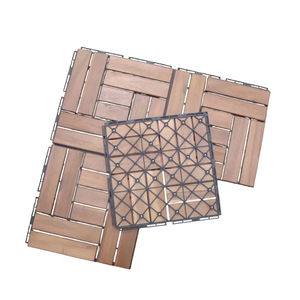 Moderna Baldosa de Madera de Acacia de 10 Listones, Encajable, Fácil de Montar, Ecológica, de Vietnam, para Jardín y Hogar - Product Image 6