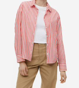 Conjunto de blusa informal para mujer, camisa holgada informal tipo túnica con bordado, tela de punto larga, camisa de manga larga con botones. - Product Image 1