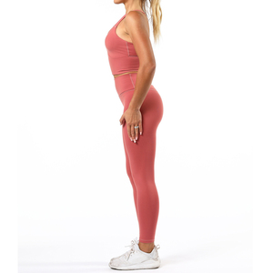 Top Selling High Quality Seamless Women Yoga Set Hot Selling Spandex Made Yoga Set for Women in <b>Cheap</b> Price custom logo - Product Image 6